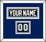 Tampa Bay Nameplate & Number (Shoulder) - Road Black (2001-2007) - Triple Mat 3