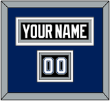 Tampa Bay Nameplate & Number (Shoulder) - Road Black (2001-2007) - Triple Mat 3