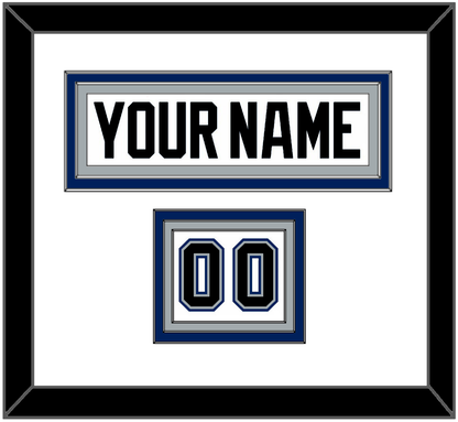 Tampa Bay Nameplate & Number (Shoulder) - Home White (2001-2007) - Premier Tier 1