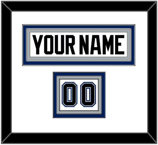 Tampa Bay Nameplate & Number (Shoulder) - Home White (2001-2007) - Premier Tier 1