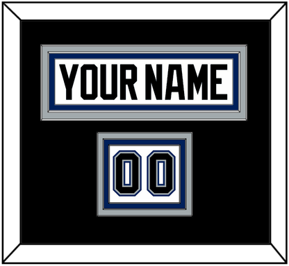 Tampa Bay Nameplate & Number (Shoulder) - Home White (2001-2007) - Premier Tier 2