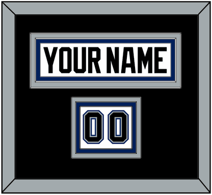 Tampa Bay Nameplate & Number (Shoulder) - Home White (2001-2007) - Premier Tier 2