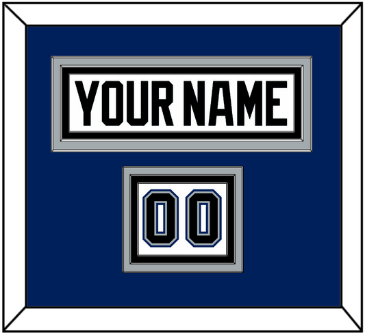 Tampa Bay Nameplate & 2004 Stanley Cup Finals Jersey Patch - Home White (2001-2007) - Signature Tier 3