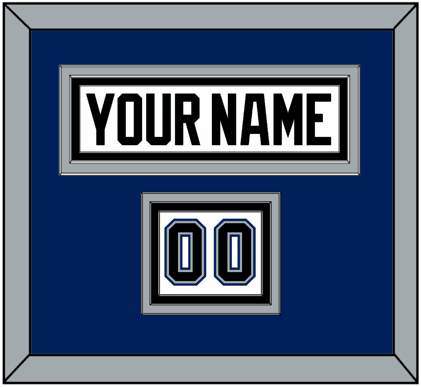 Tampa Bay Nameplate & 2004 Stanley Cup Finals Jersey Patch - Home White (2001-2007) - Signature Tier 3