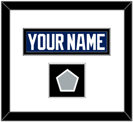 Tampa Bay Nameplate & 2020 Or 2021 Stanley Cup Champions Patch - Home Blue - Essential Tier 1