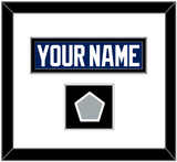 Tampa Bay Nameplate & 2020 Or 2021 Stanley Cup Champions Patch - Home Blue - Single Mat 1