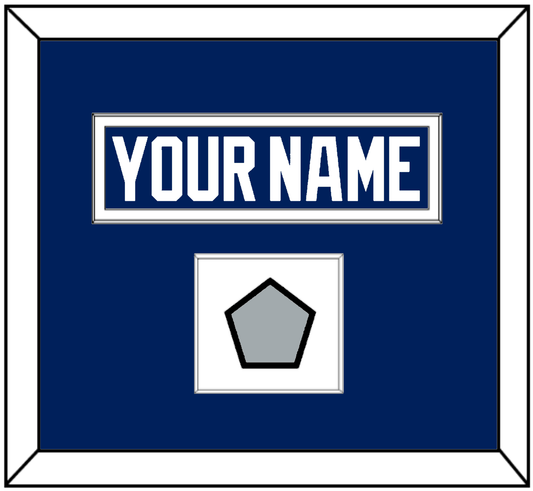 Tampa Bay Nameplate & 2020 Or 2021 Stanley Cup Finals Patch - Home Blue - Essential Tier 2