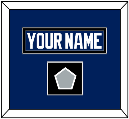 Tampa Bay Nameplate & 2020 Or 2021 Stanley Cup Finals Patch - Home Blue - Essential Tier 3