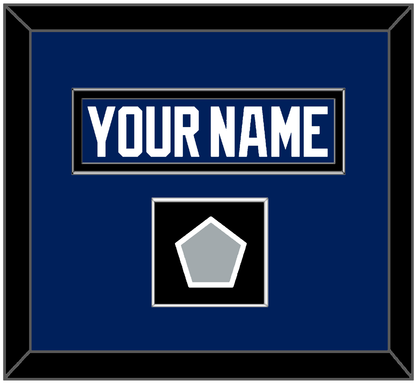Tampa Bay Nameplate & 2020 Or 2021 Stanley Cup Champions Patch - Home Blue - Essential Tier 3