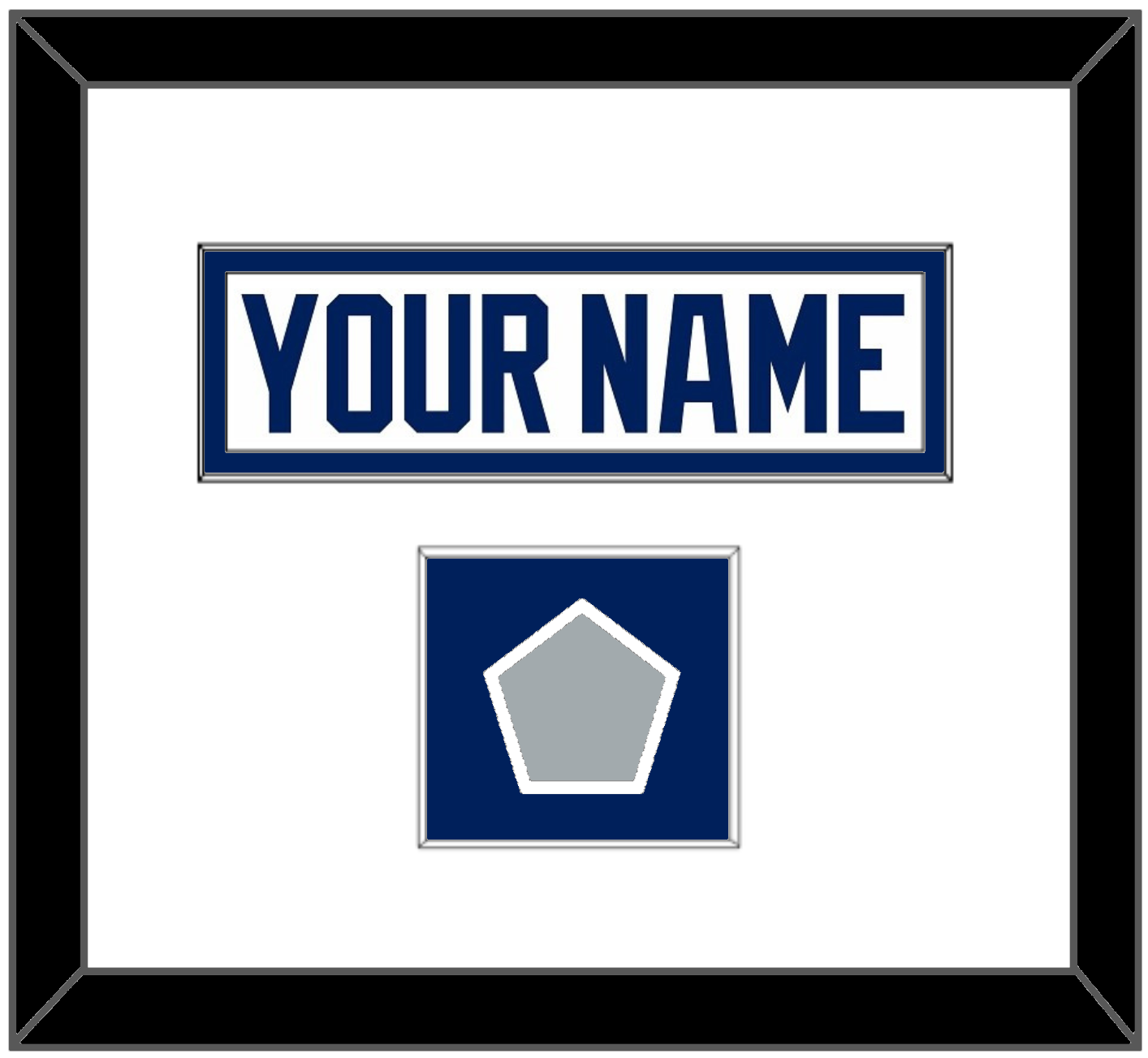 Tampa Bay Nameplate & 2020 Or 2021 Stanley Cup Champions Patch - Road White - Essential Tier 1