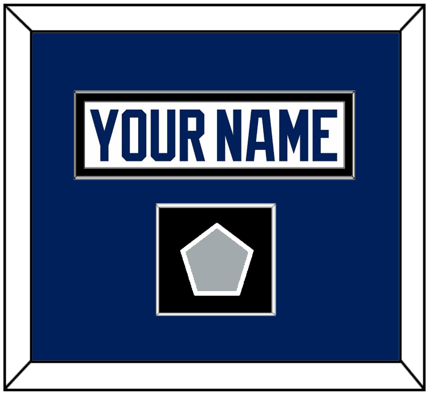 Tampa Bay Nameplate & 2020 Or 2021 Stanley Cup Champions Patch - Road White - Essential Tier 2