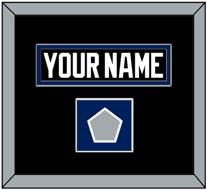Tampa Bay Nameplate & 2004 Stanley Cup Finals Jersey Patch - Road Black (2001-2007) - Essential Tier 2