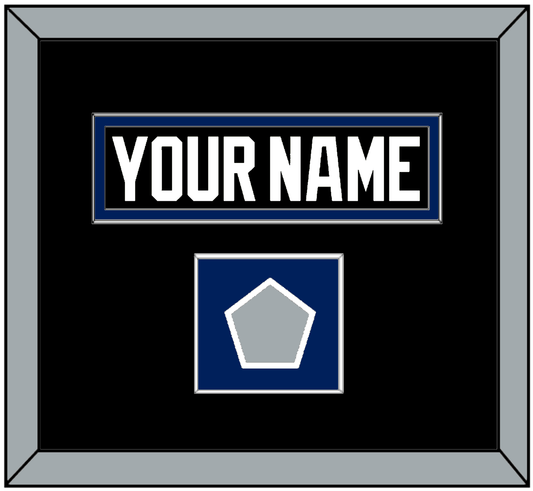 Tampa Bay Nameplate & 2004 Stanley Cup Finals Jersey Patch - Road Black (2001-2007) - Essential Tier 2