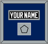 Tampa Bay Nameplate & 2004 Stanley Cup Finals Jersey Patch - Road Black (2001-2007) - Single Mat 3