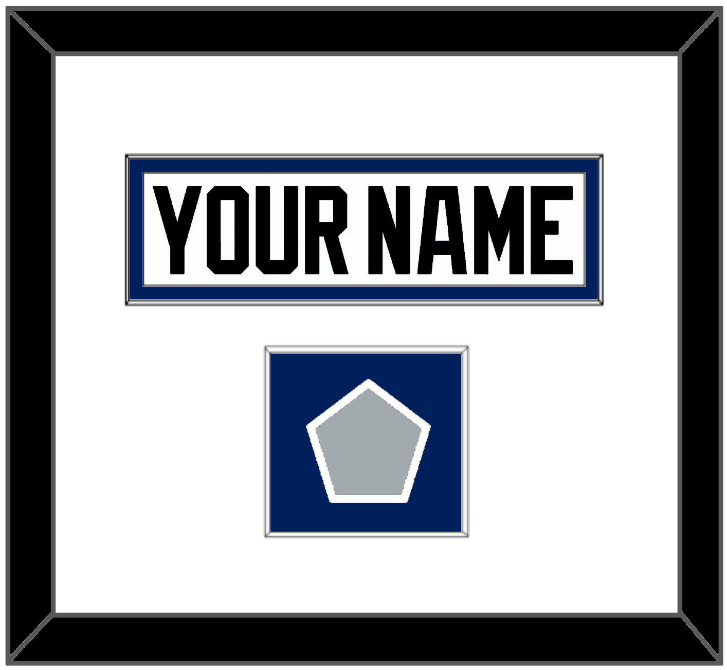 Tampa Bay Nameplate & 2004 Stanley Cup Finals Jersey Patch - Home White (2001-2007) - Essential Tier 1