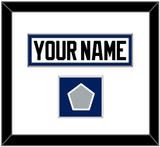 Tampa Bay Nameplate & 2004 Stanley Cup Finals Jersey Patch - Home White (2001-2007) - Single Mat 1