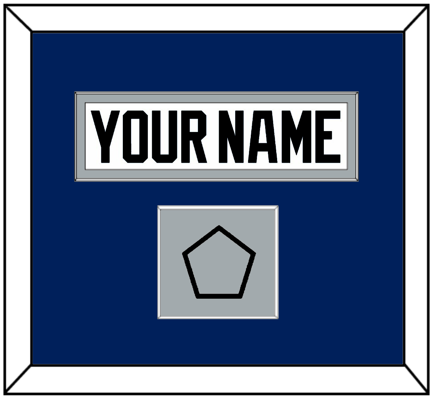 Tampa Bay Nameplate & 2004 Stanley Cup Finals Jersey Patch - Home White (2001-2007) - Essential Tier 3