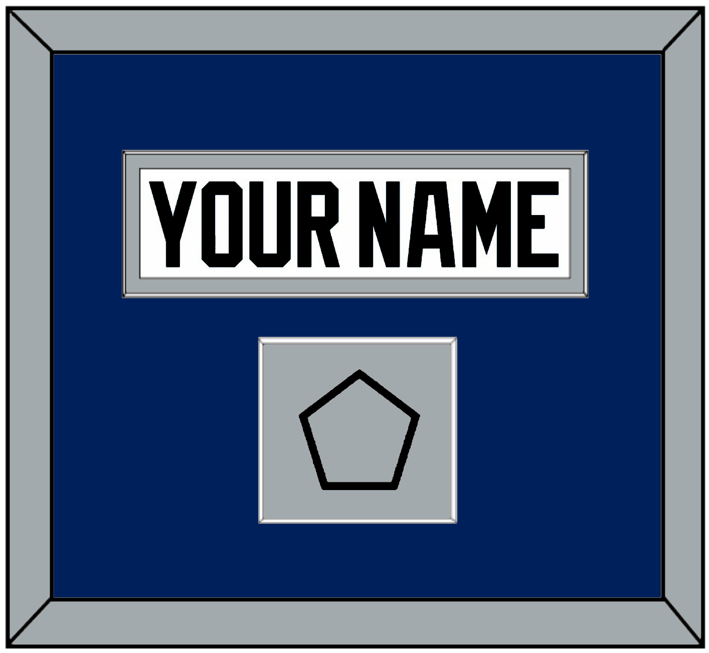 Tampa Bay Nameplate & 2004 Stanley Cup Finals Jersey Patch - Home White (2001-2007) - Essential Tier 3