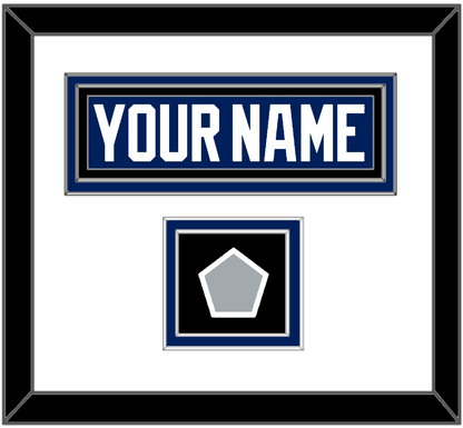 Tampa Bay Nameplate & 2020 Or 2021 Stanley Cup Finals Patch - Home Blue - Signature Tier 2