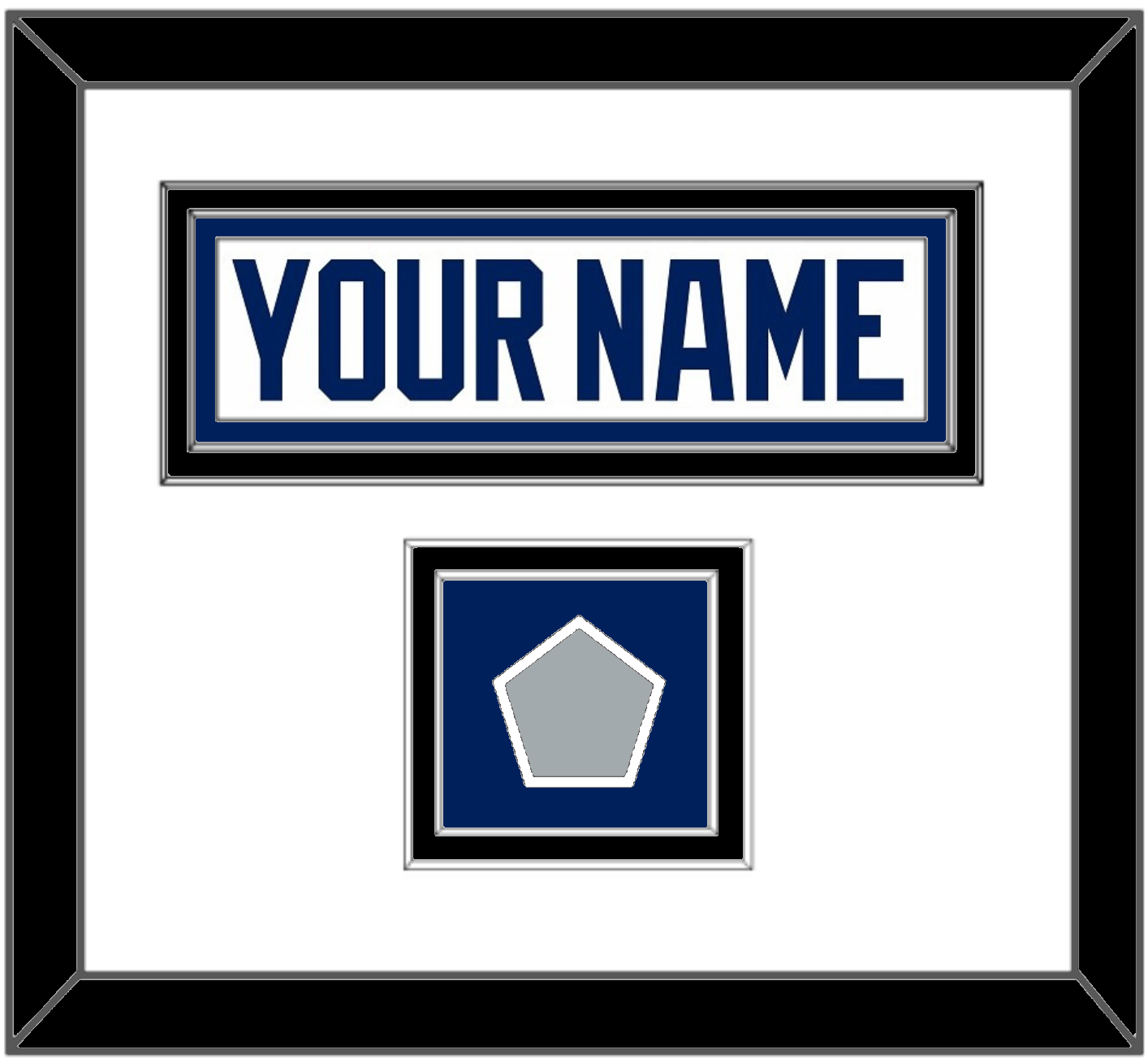 Tampa Bay Nameplate & 2020 Or 2021 Stanley Cup Finals Patch - Road White - Signature Tier 1