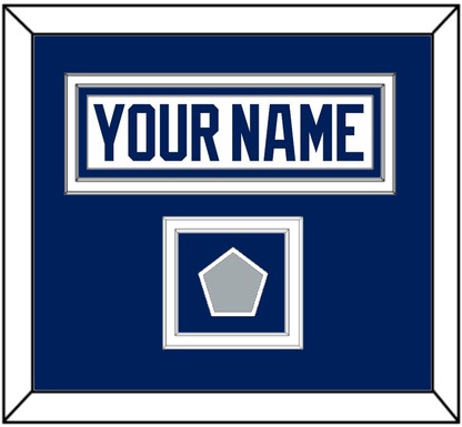 Tampa Bay Nameplate & 2020 Or 2021 Stanley Cup Champions Patch - Road White - Signature Tier 2