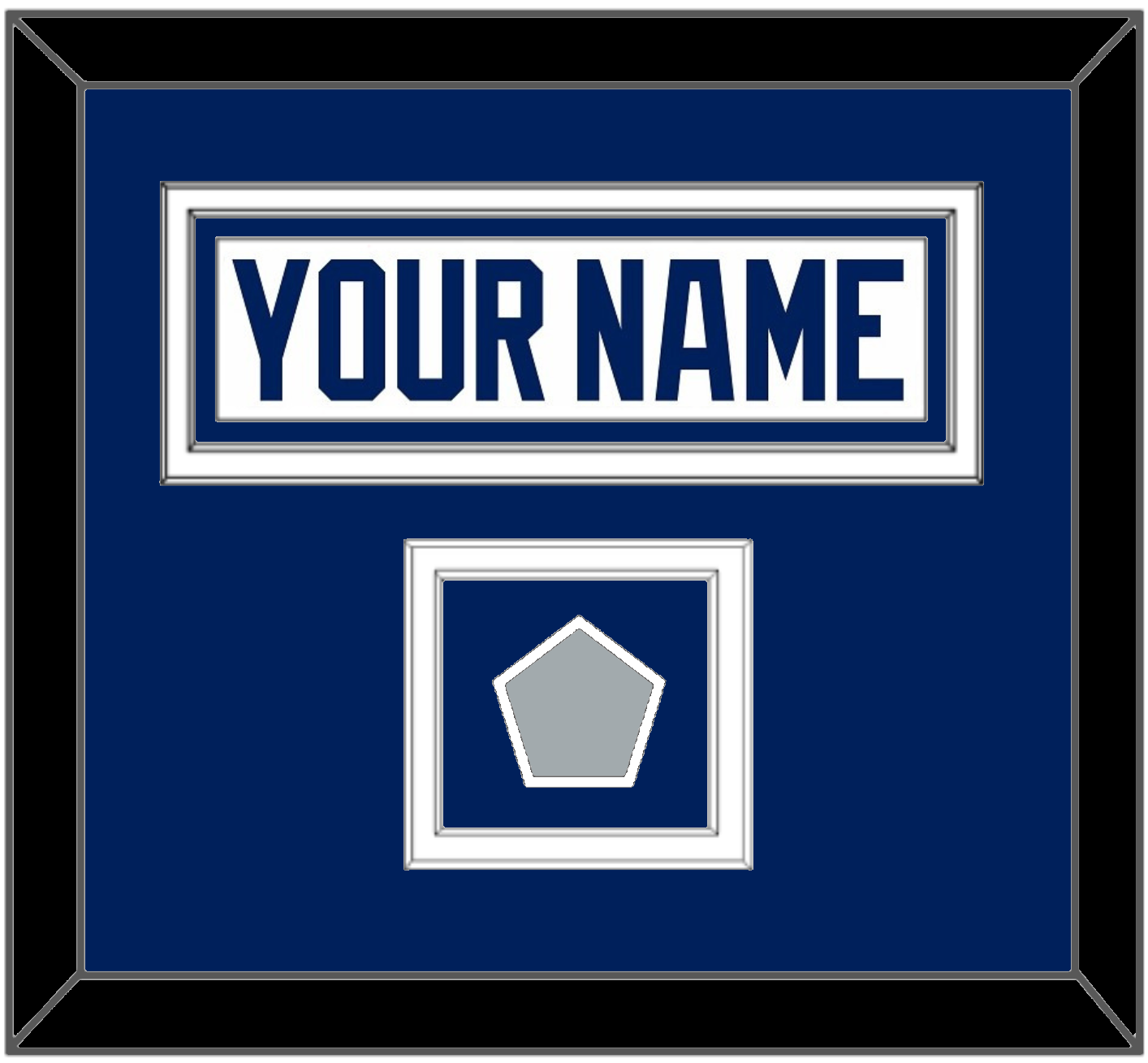 Tampa Bay Nameplate & 2020 Or 2021 Stanley Cup Champions Patch - Road White - Signature Tier 2