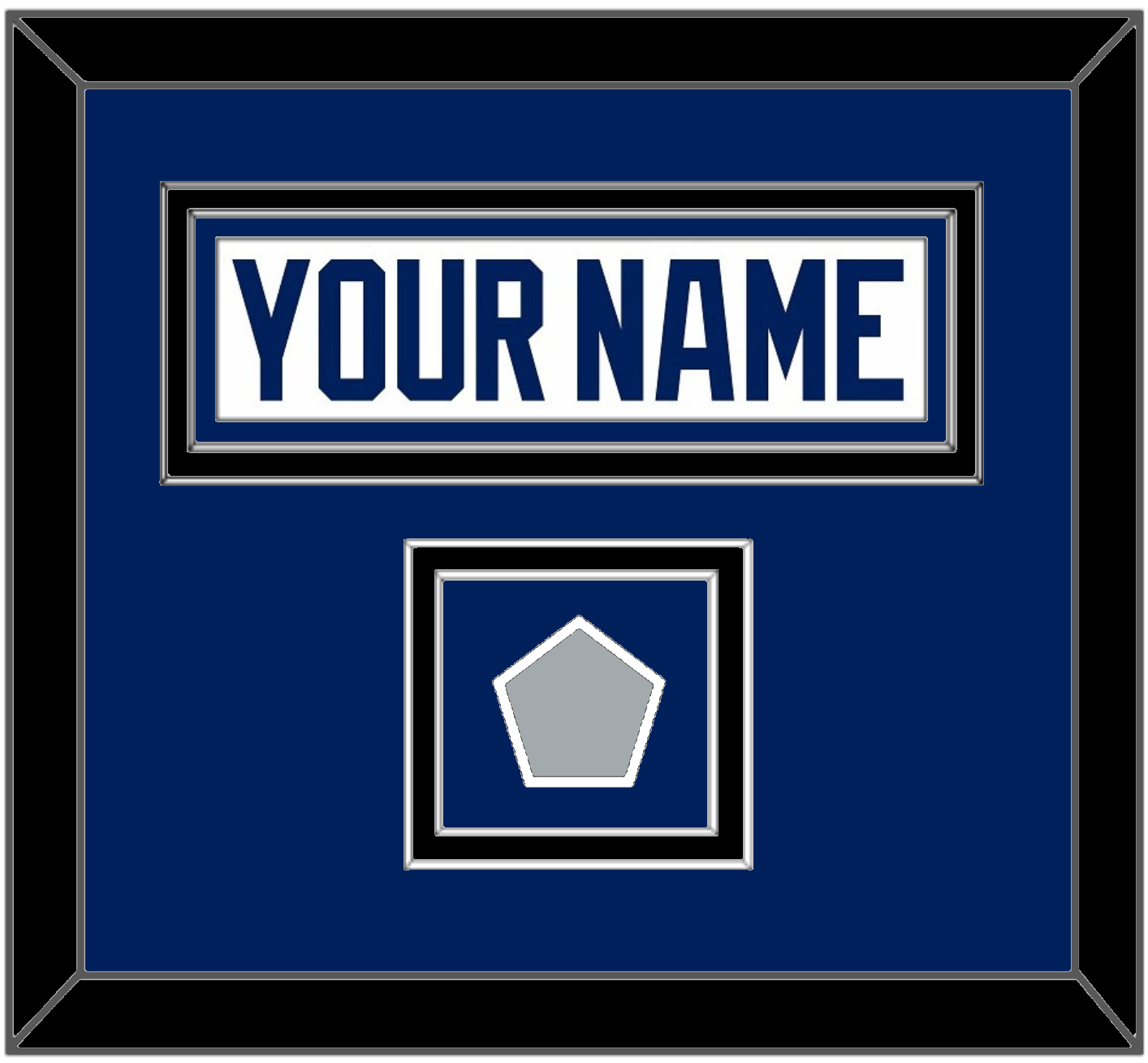 Tampa Bay Nameplate & 2020 Or 2021 Stanley Cup Finals Patch - Road White - Signature Tier 3