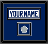 Tampa Bay Nameplate & 2020 Or 2021 Stanley Cup Finals Patch - Road White - Double Mat 3