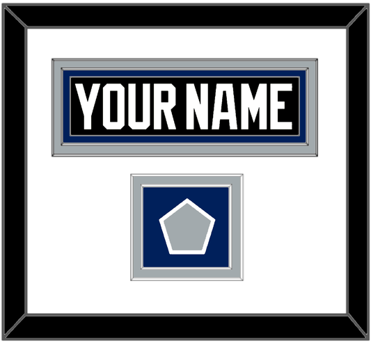 Tampa Bay Nameplate & 2004 Stanley Cup Finals Jersey Patch - Road Black (2001-2007) - Signature Tier 1