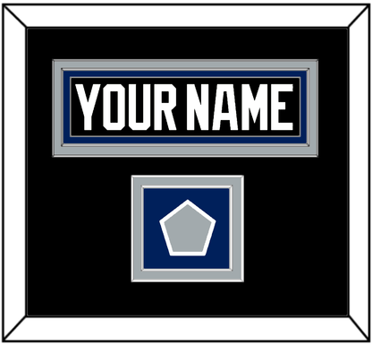 Tampa Bay Nameplate & 2004 Stanley Cup Finals Jersey Patch - Road Black (2001-2007) - Signature Tier 2