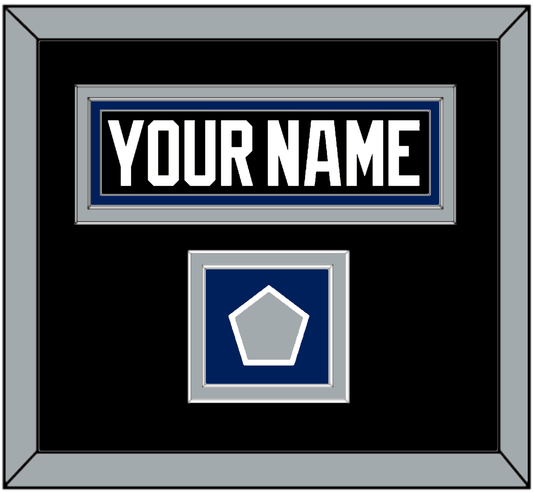 Tampa Bay Nameplate & 2004 Stanley Cup Finals Jersey Patch - Road Black (2001-2007) - Signature Tier 2