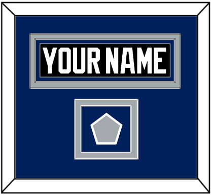 Tampa Bay Nameplate & 2004 Stanley Cup Finals Jersey Patch - Road Black (2001-2007) - Signature Tier 3
