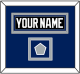 Tampa Bay Nameplate & 2004 Stanley Cup Finals Jersey Patch - Road Black (2001-2007) - Double Mat 3