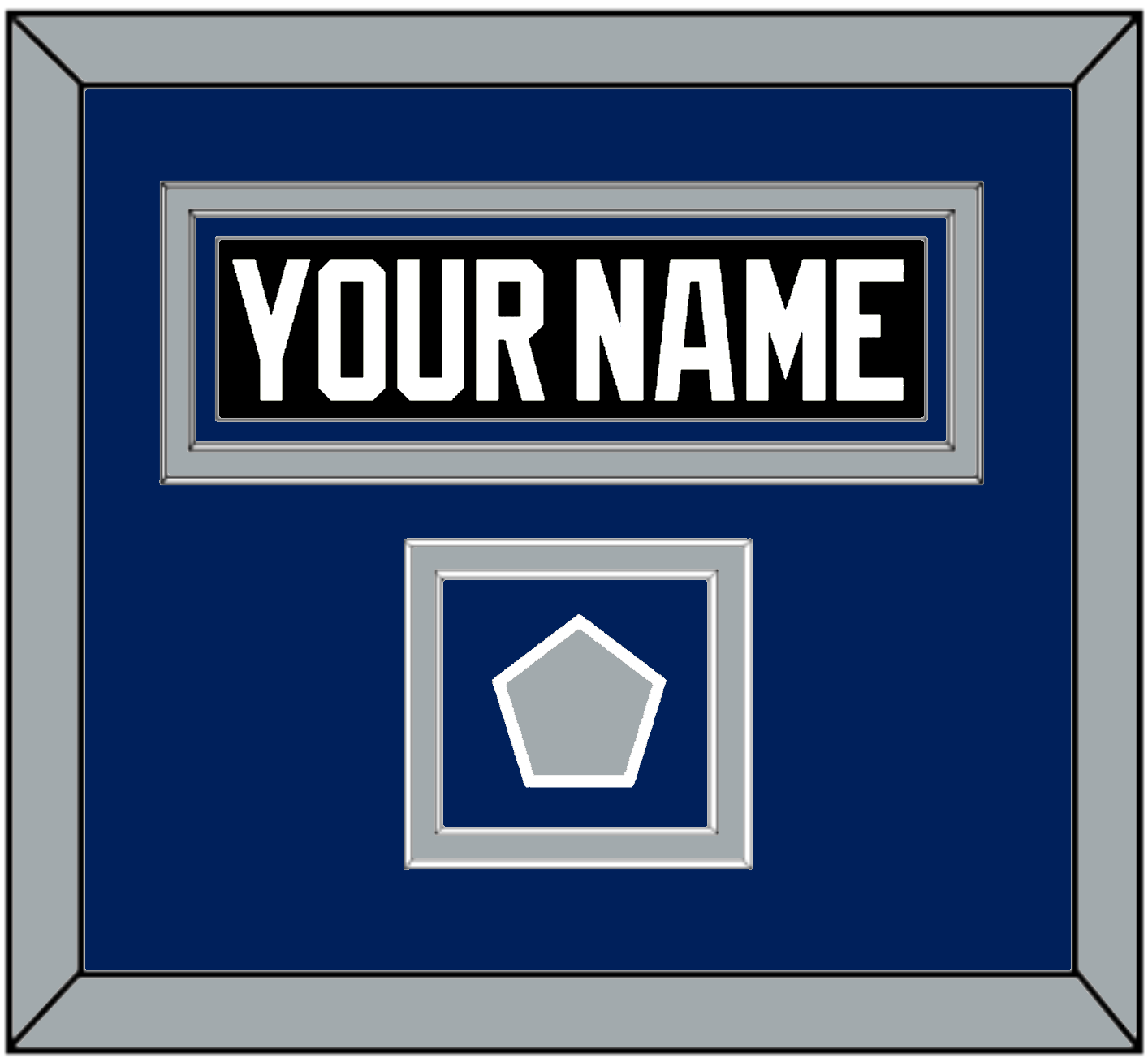 Tampa Bay Nameplate & 2004 Stanley Cup Finals Jersey Patch - Road Black (2001-2007) - Signature Tier 3