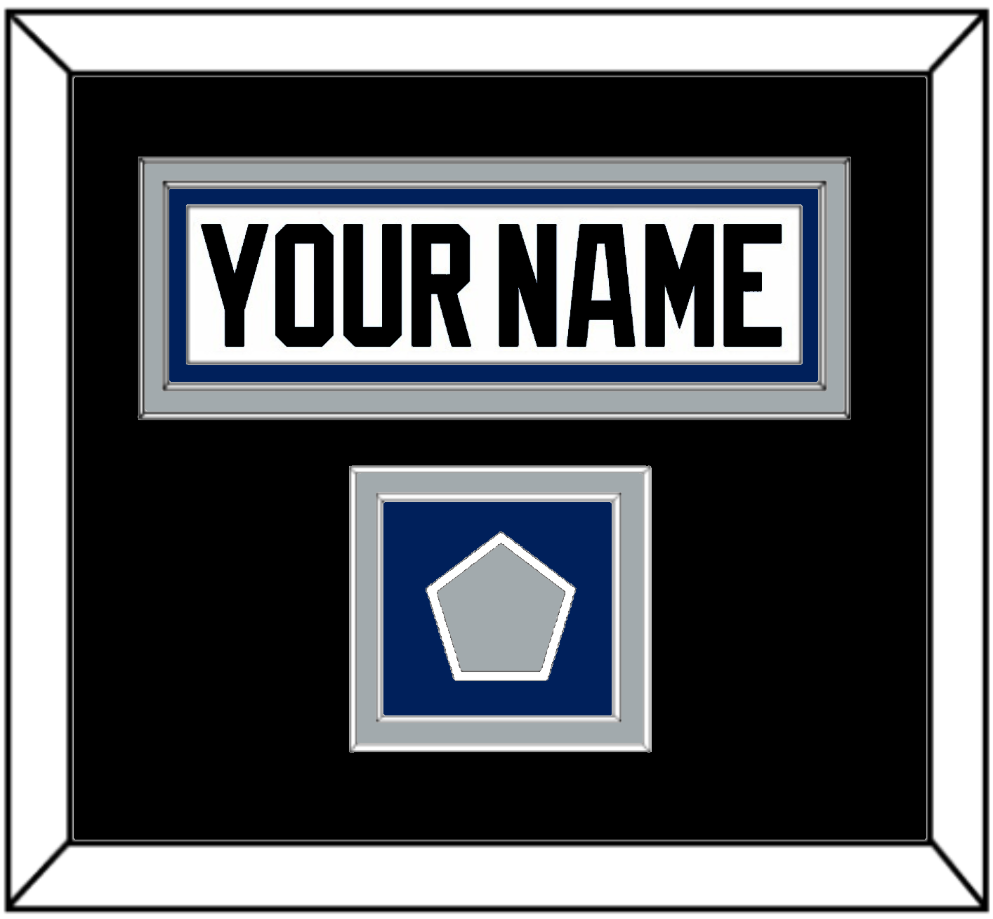 Tampa Bay Nameplate & 2004 Stanley Cup Finals Jersey Patch - Home White (2001-2007) - Signature Tier 2