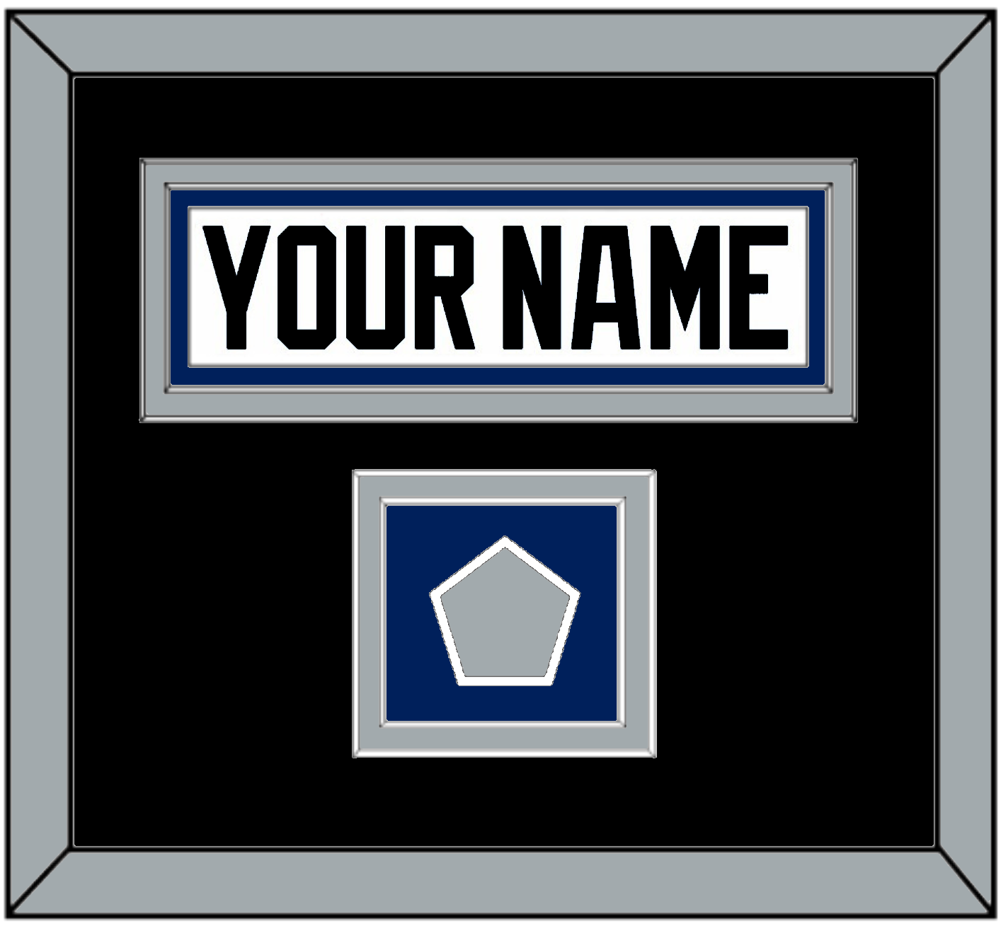 Tampa Bay Nameplate & 2004 Stanley Cup Finals Jersey Patch - Home White (2001-2007) - Signature Tier 2