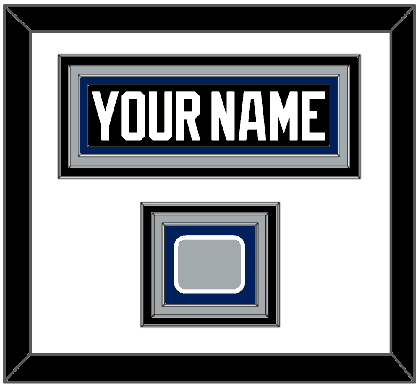 Tampa Bay Nameplate & 2004 Stanley Cup Finals Jersey Patch - Road Black (2001-2007) - Premier Tier 1