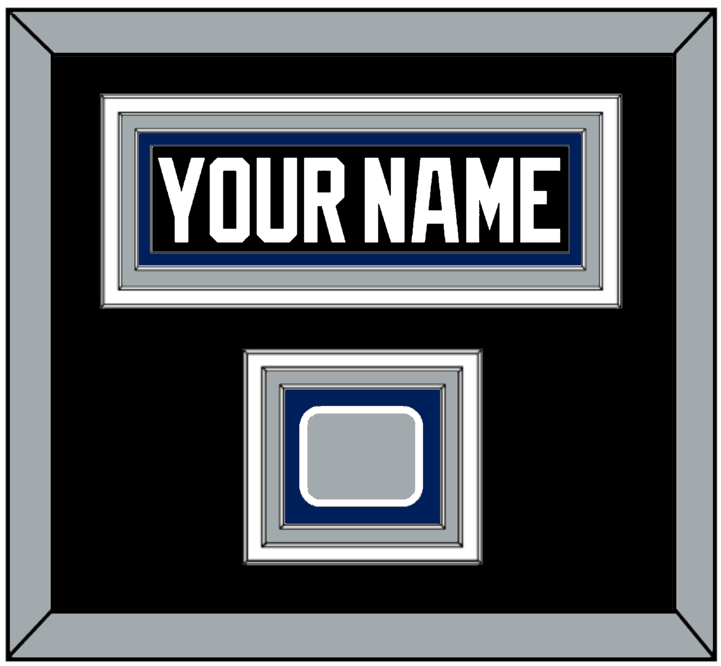 Tampa Bay Nameplate & 2004 Stanley Cup Finals Jersey Patch - Road Black (2001-2007) - Premier Tier 2