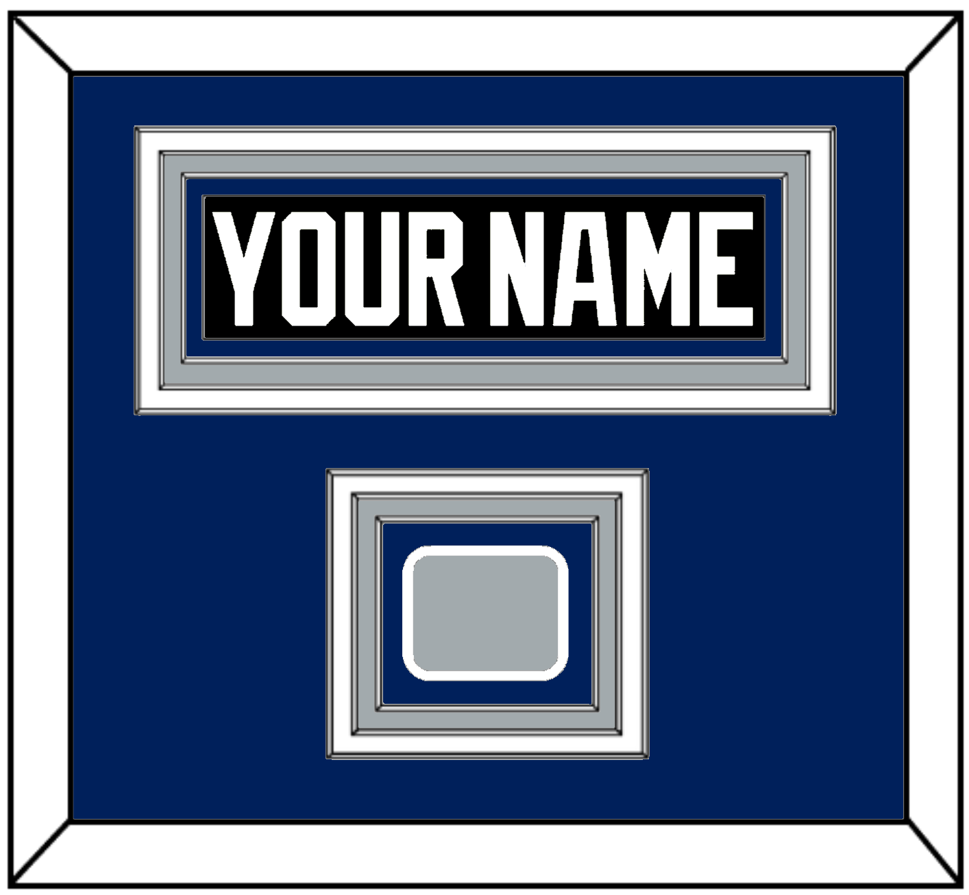 Tampa Bay Nameplate & 2004 Stanley Cup Finals Jersey Patch - Road Black (2001-2007) - Premier Tier 3