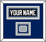 Tampa Bay Nameplate & 2004 Stanley Cup Finals Jersey Patch - Road Black (2001-2007) - Triple Mat 3