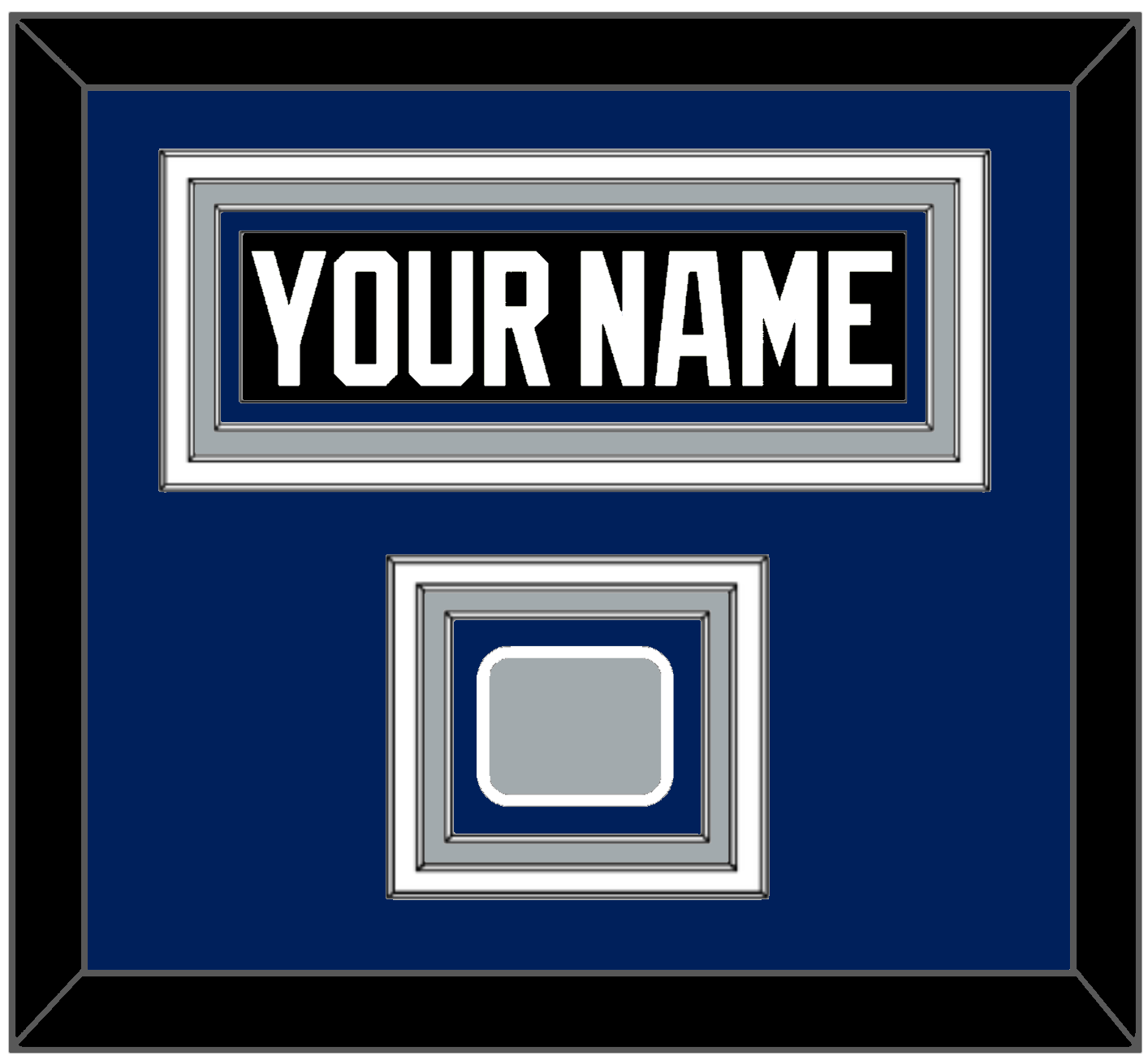 Tampa Bay Nameplate & 2004 Stanley Cup Finals Jersey Patch - Road Black (2001-2007) - Premier Tier 3