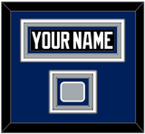 Tampa Bay Nameplate & 2004 Stanley Cup Finals Jersey Patch - Road Black (2001-2007) - Triple Mat 3