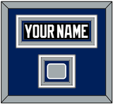 Tampa Bay Nameplate & 2004 Stanley Cup Finals Jersey Patch - Road Black (2001-2007) - Triple Mat 3