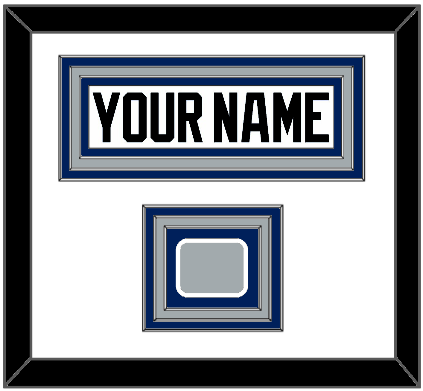 Tampa Bay Nameplate & 2004 Stanley Cup Finals Jersey Patch - Home White (2001-2007) - Premier Tier 1