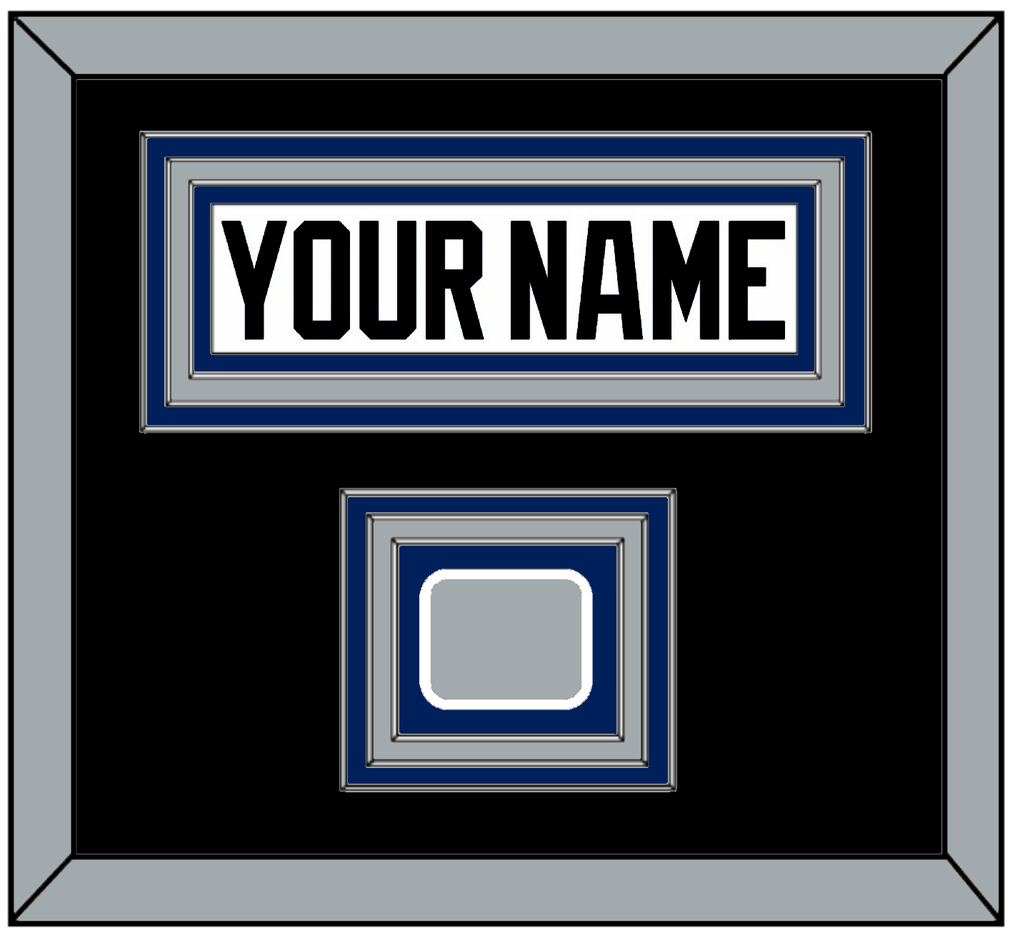 Tampa Bay Nameplate & 2004 Stanley Cup Finals Jersey Patch - Home White (2001-2007) - Premier Tier 2