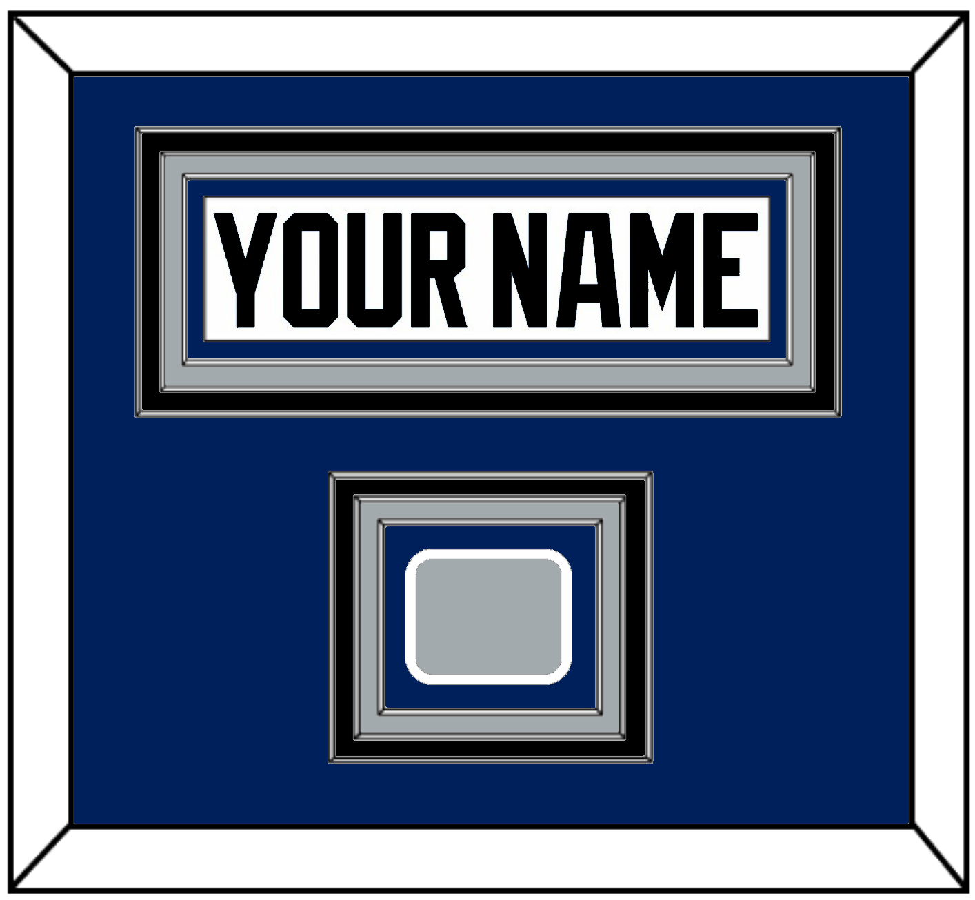 Tampa Bay Nameplate & 2004 Stanley Cup Finals Jersey Patch - Home White (2001-2007) - Premier Tier 3