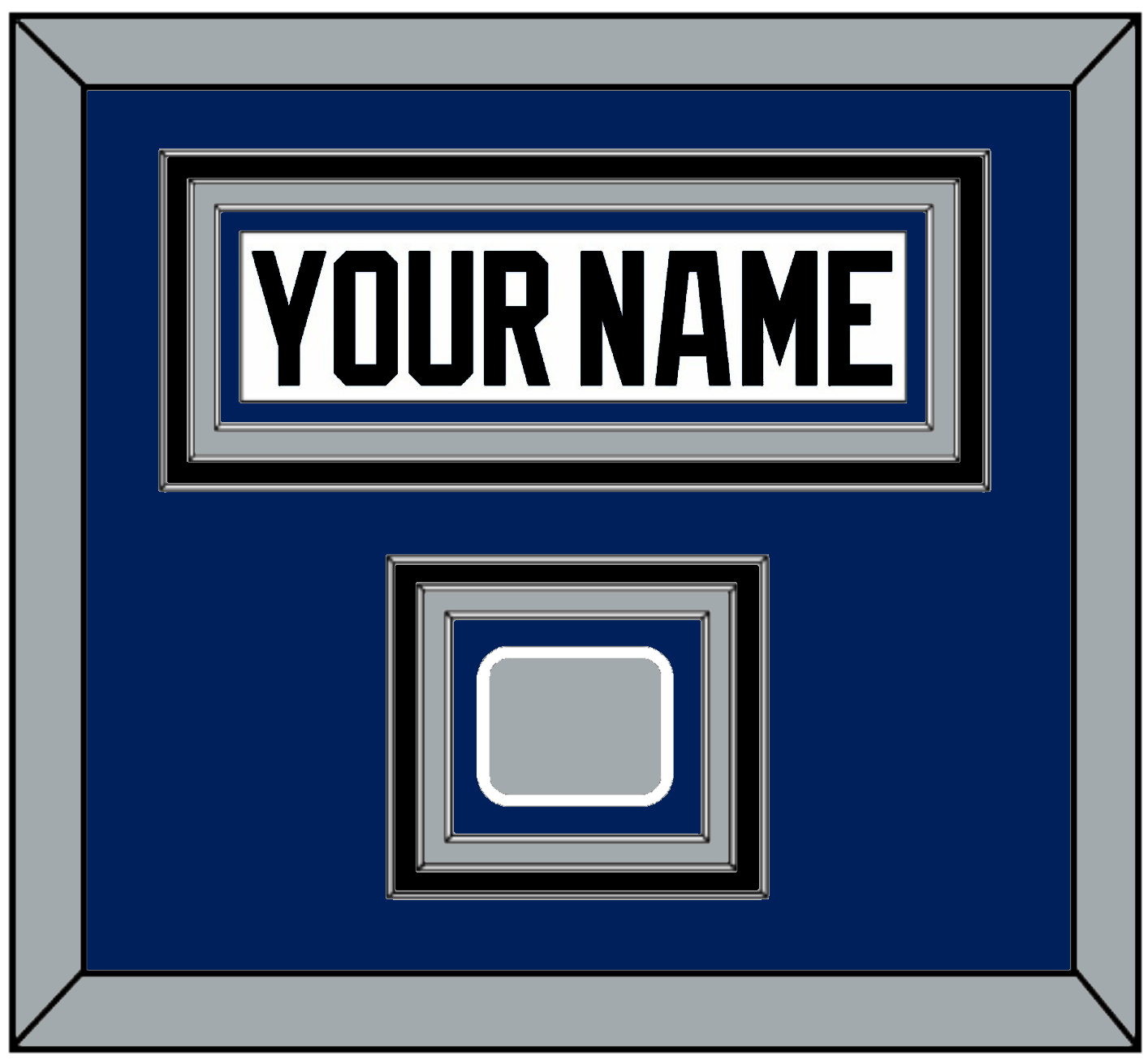 Tampa Bay Nameplate & 2004 Stanley Cup Finals Jersey Patch - Home White (2001-2007) - Premier Tier 3