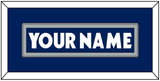Toronto Nameplate - Road/Home Blue (2000-2007) - Single Mat 2