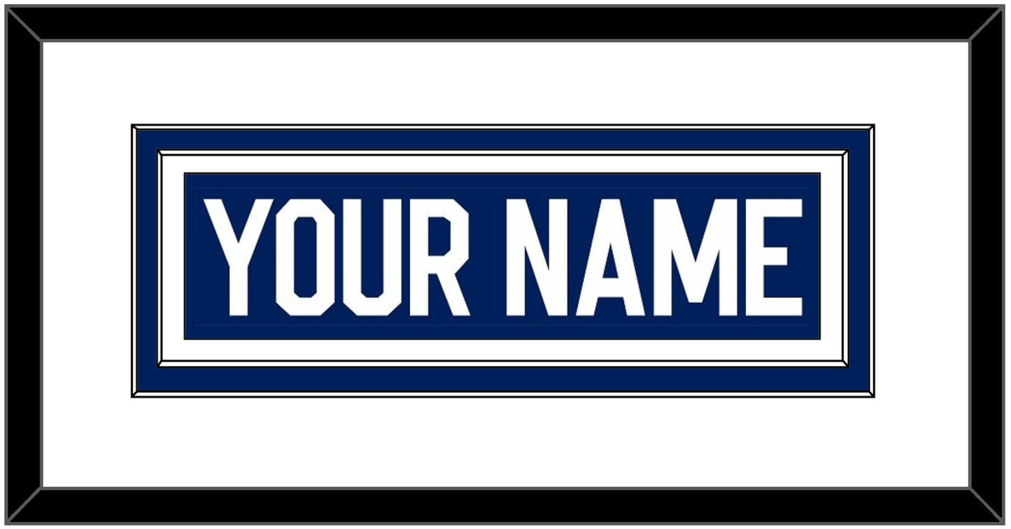 Toronto Nameplate - Home Blue (2010-2016) - Signature Tier 1