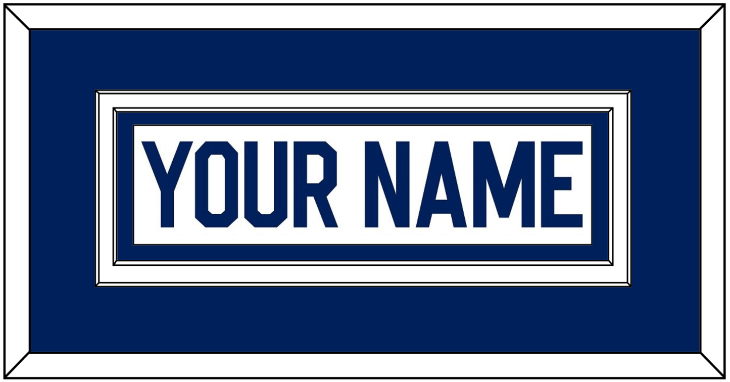 Toronto Nameplate - Road White - Signature Tier 1